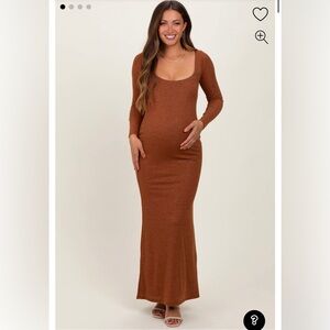 New with tags Pink blush bodycon sparkly rusty brown dress